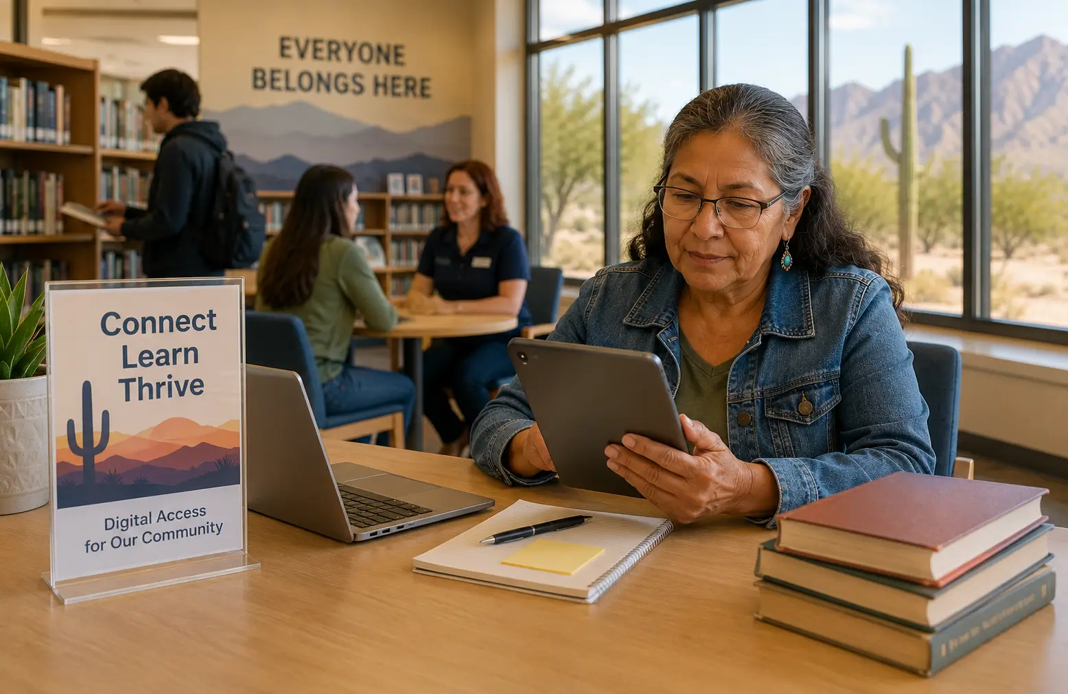 Arizona library and digital access support for low income tablet users