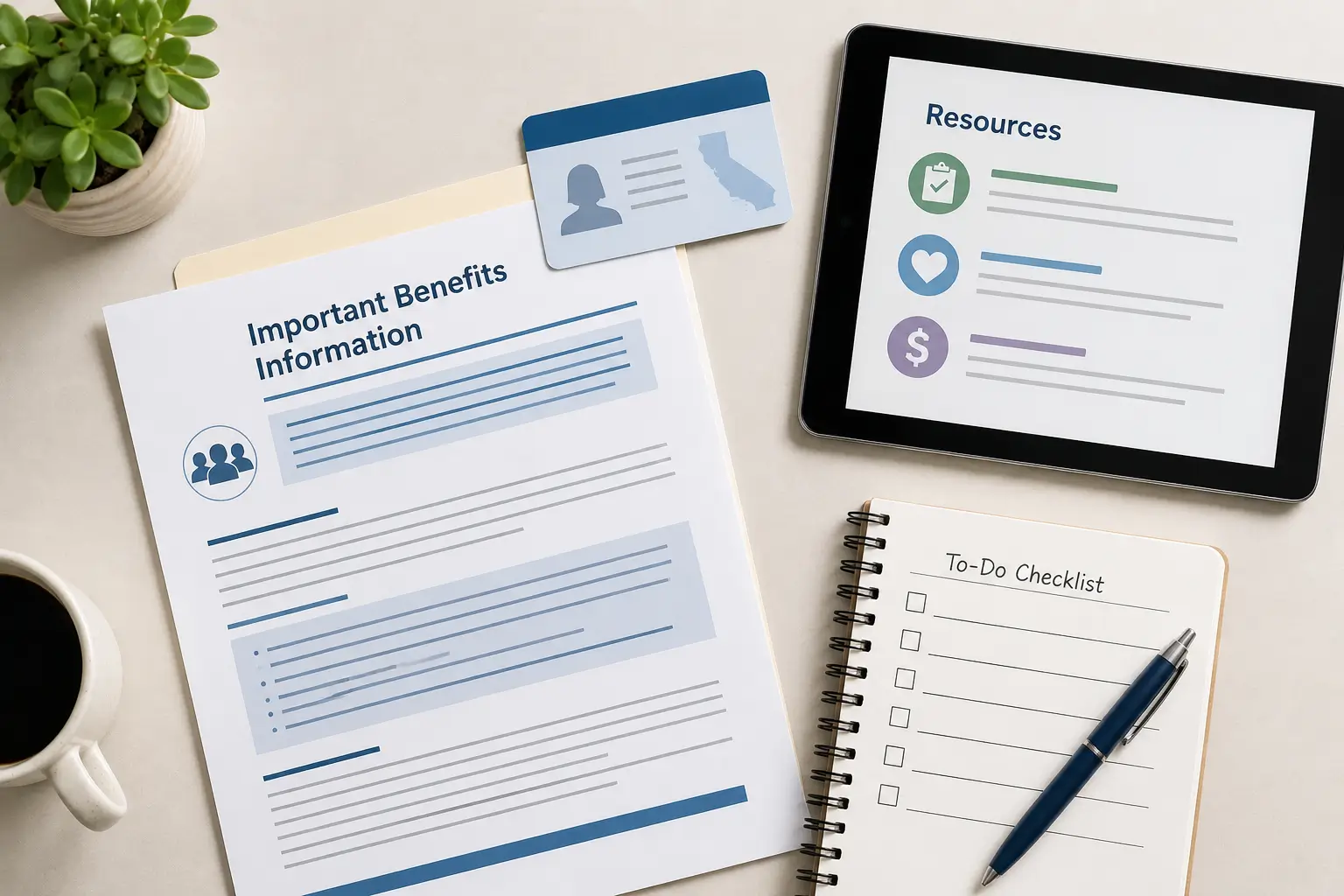California benefits documents checklist for tablet and Lifeline eligibility